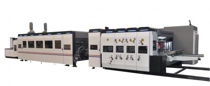 Corrugated Cardboard High Speed Flexo Printing Machine Rotary Die Cutter