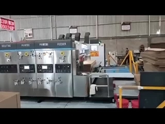 Flexographic Printer Slotter Die Cutter Machine Motorized Auto Stacker