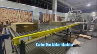 bottom printing die cutter slotter inline casemaker