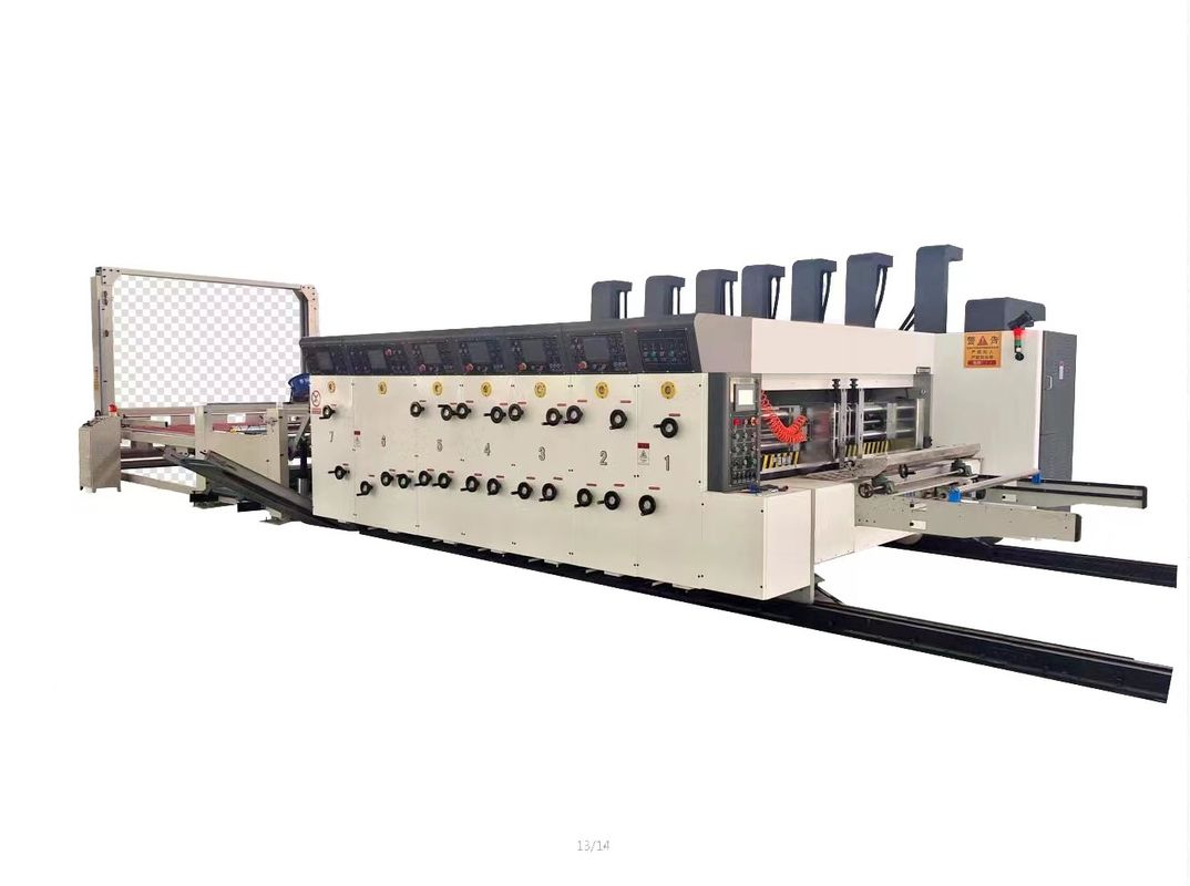 High Speed Corrugated Carton Machine Slotting 1 Color Flexo Printing ...
