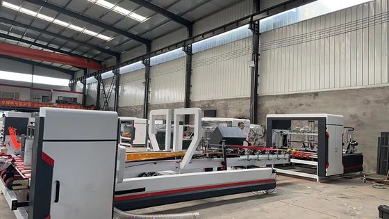 380v het golf Vouwen van en het Lijmen van Machine voor Automatische Dozen 14kw
