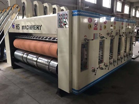 カートンの自動波形のホールダーの接着剤機械インラインフレキソインク印刷