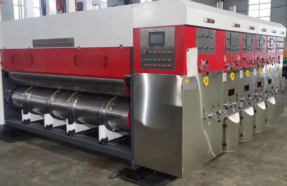 Precision Carton Printing Machine Stacker Flexo Printer Rotary Die Cutter