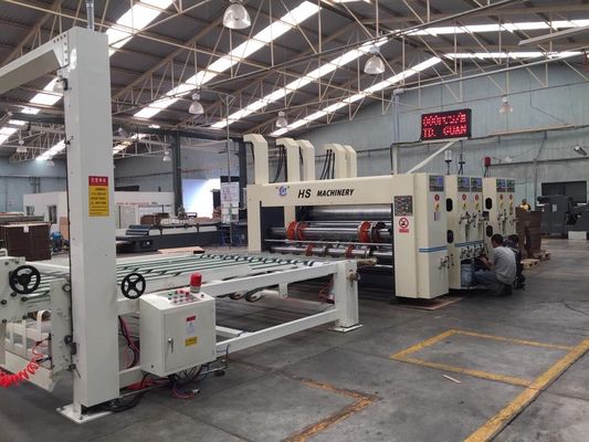 415v van de de Drukmachine van de kartondoos Druk die van Flexo de Gemotoriseerde Machine inlassen
