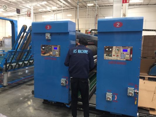 De golf van de de Snijmachineprinter van de Kartonmatrijs Gealigneerde Omslag Gluer van Slotter
