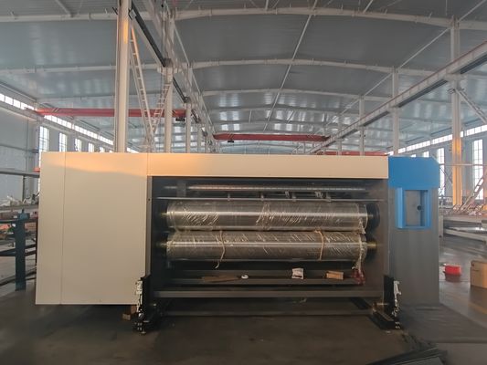 2 kleuren groot formaat flexoprinting slotter rotatie die snijden