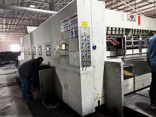 Drie kleurenprinter Slotter Die Cutter Met Stacker Voor KL Brand