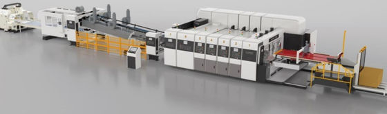 700x1800 Four Color Printer Slotter Die Cutter Inline Casemaker