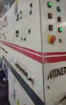 pre feeder three color printer slotter die cutter inline auto gluer machine