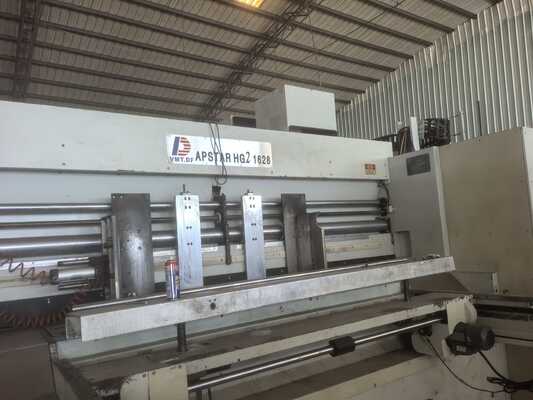 five color High-Speed Flexo bottom printing slotter Die Cutting Line