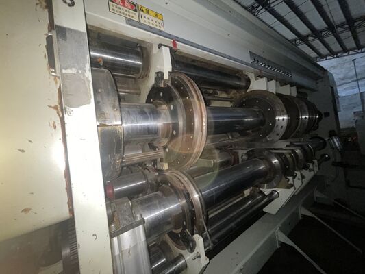 five color High-Speed Flexo bottom printing slotter Die Cutting Line