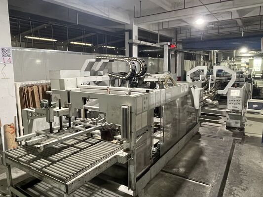 Bottom Four Color Printing Slotter Die Cutter Inline Casemaker