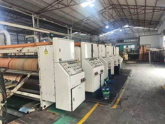 Cheap price used cardboard box making machine