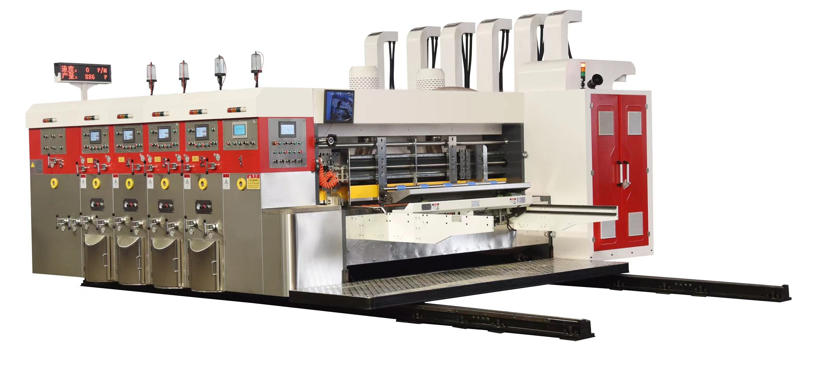 Carton Packaging Box Making Machine Flexo Printing Slotting Die Cutting ...