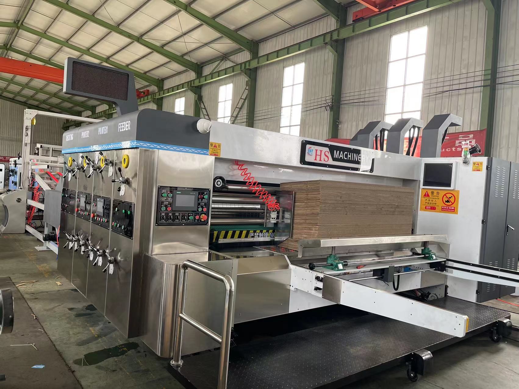 Flexo Printer Slotter Die Cutter Machine with Stacker