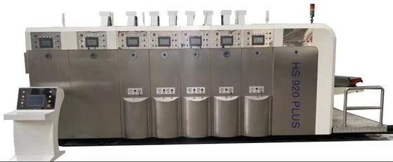 Semi Automatic Corrugated Carton Machine 220v Flexo Printing Machine 4 Color